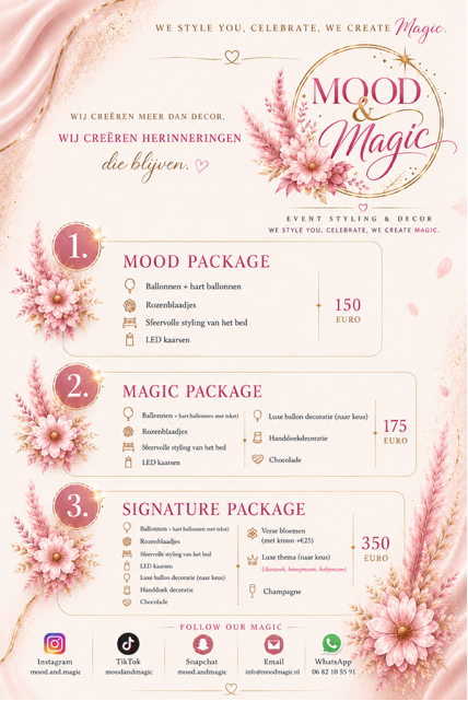 Mood & Magic decoratiepakketten overzicht